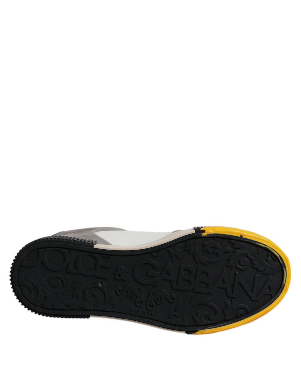 Dolce & Gabbana Multicolor Leather DNA Low Top Sneakers Shoes - Sneakers