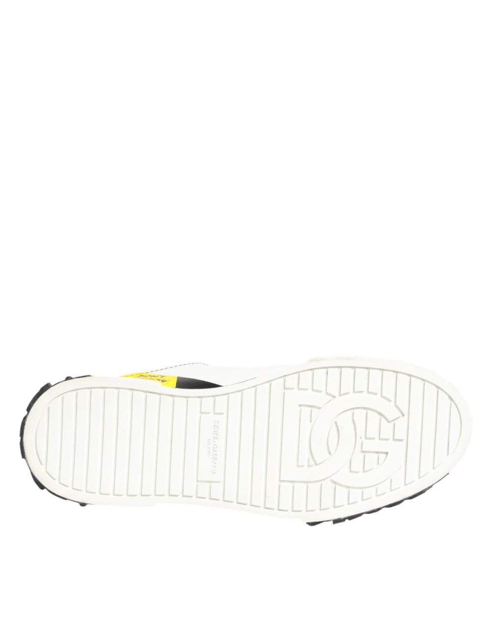 Dolce & Gabbana Multicolor Leather Graffiti Low Top Sneakers Shoes - EU44/US11