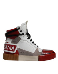 Dolce & Gabbana Multicolor Leather High Top Sneakers Shoes - EU40/US7 - Sneakers