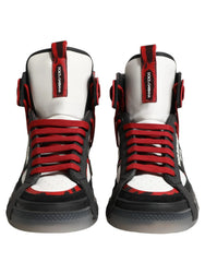 Dolce & Gabbana Multicolor Leather High Top Sneakers Shoes - EU43/US10