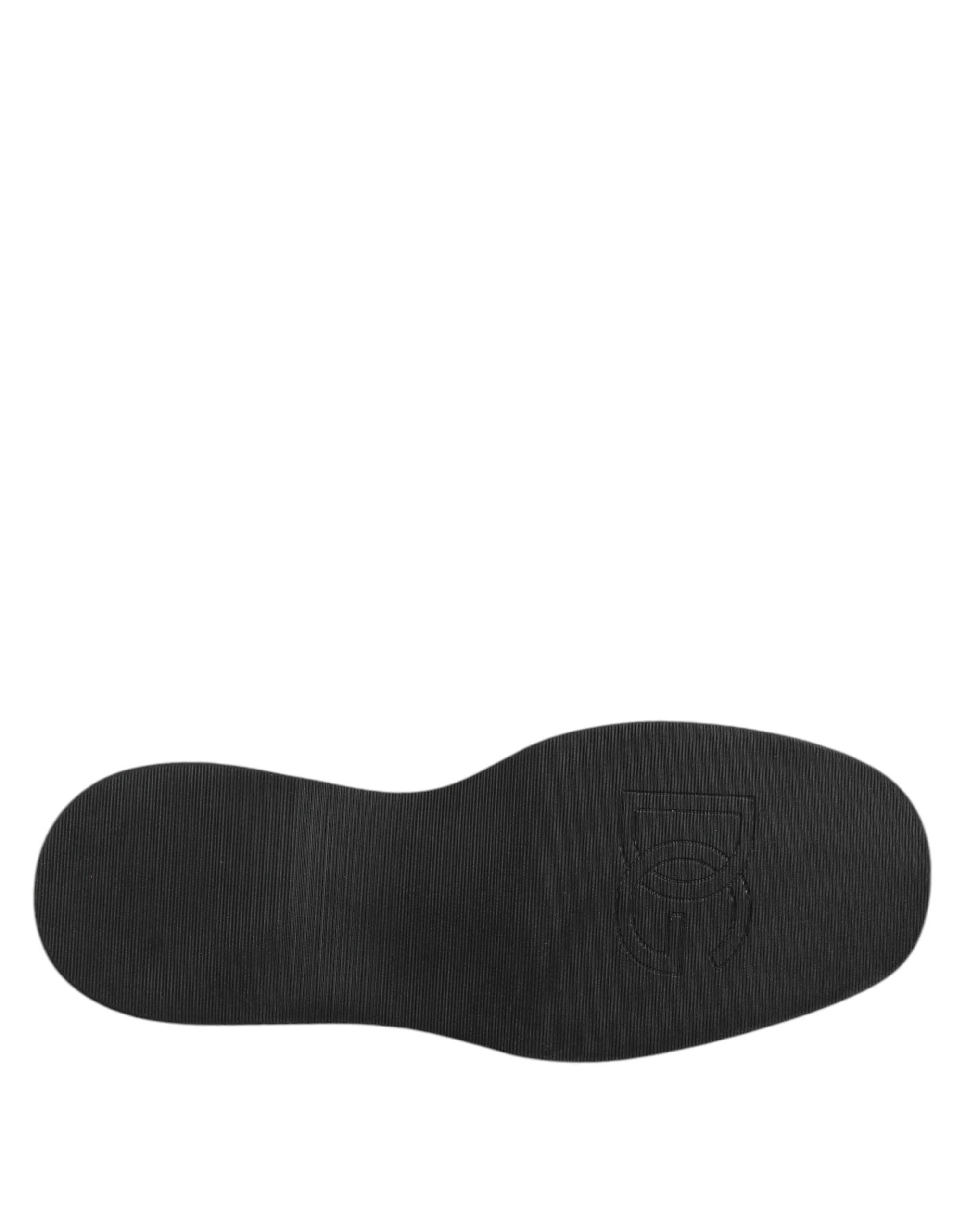 Dolce & Gabbana Multicolor Leather Lace-up Men Formal Derby Shoes - Shoes