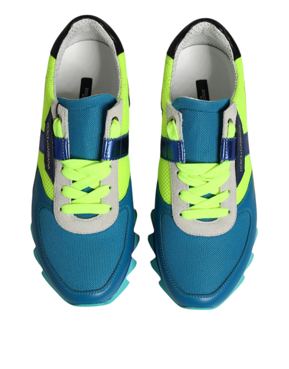 Dolce & Gabbana Multicolor Leather Low Top Men Sneakers Shoes - EU39/US6 - Sneakers