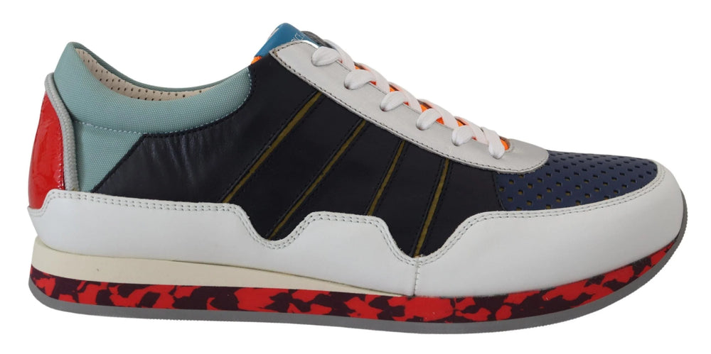 Dolce & Gabbana Multicolor Leather Sport Low Top Sneakers - Sneakers