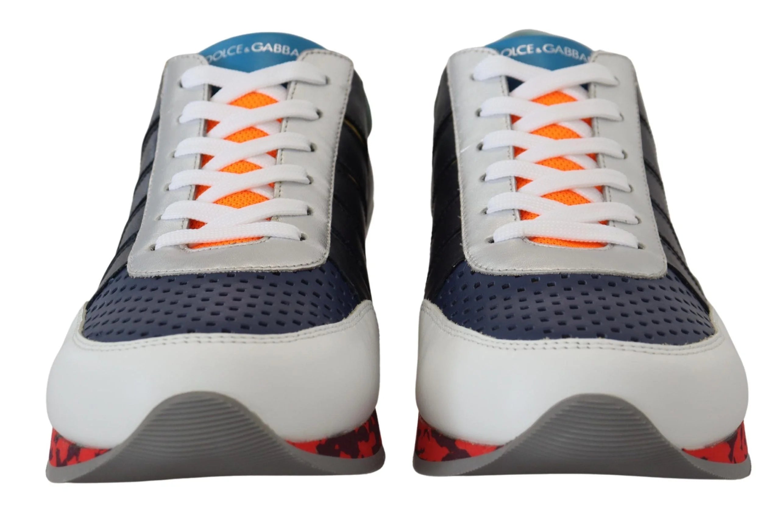 Dolce & Gabbana Multicolor Leather Sport Low Top Sneakers - Sneakers