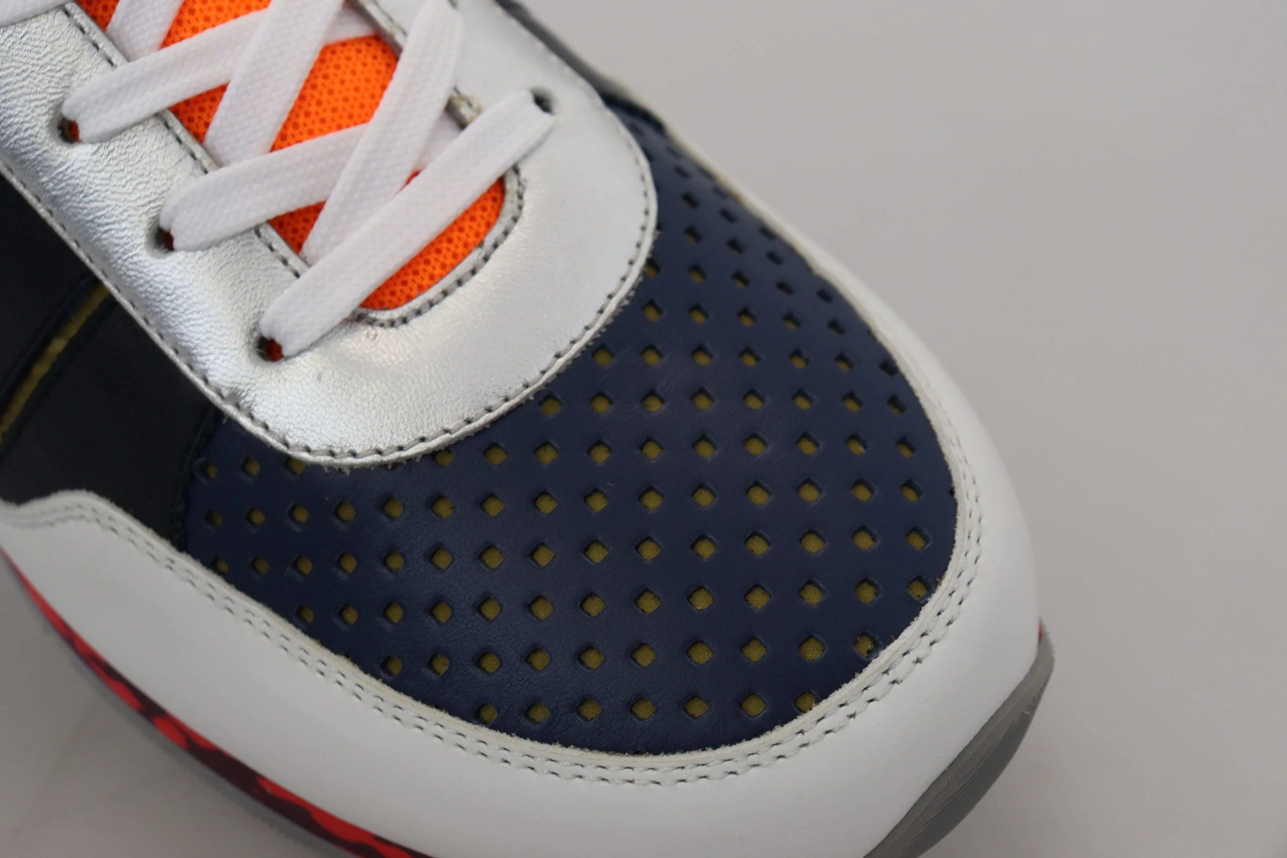 Dolce & Gabbana Multicolor Leather Sport Low Top Sneakers - Sneakers