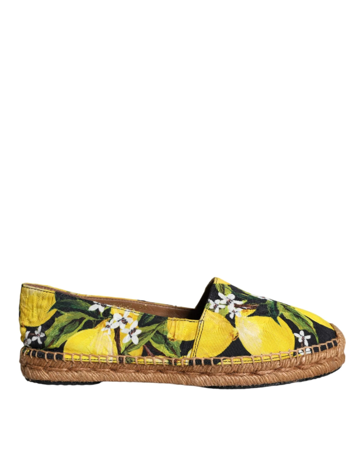 Dolce & Gabbana Multicolor Lemon Slip On Espadrilles Shoes - EU35/US4.5 - Flats
