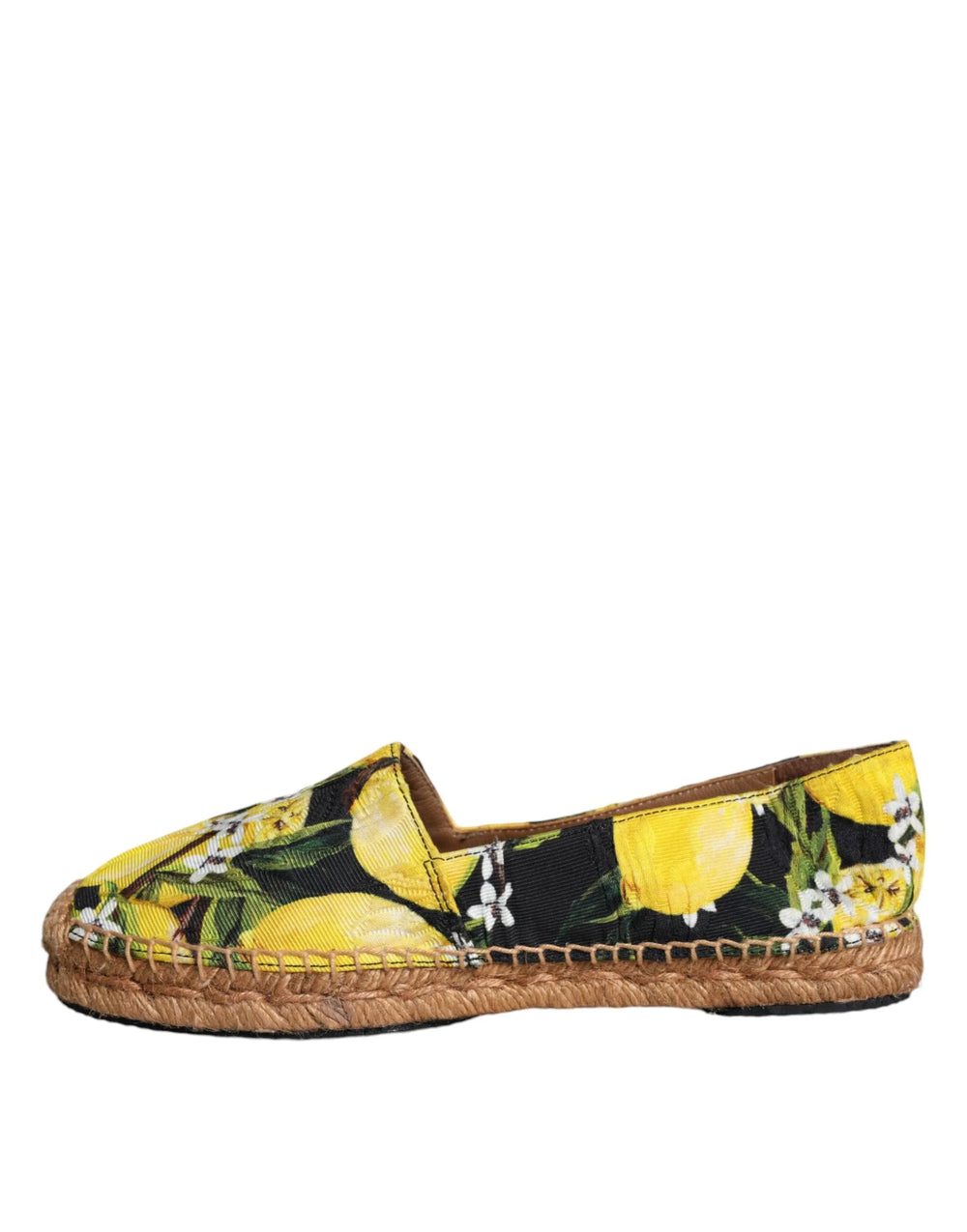 Dolce & Gabbana Multicolor Lemon Slip On Espadrilles Shoes - EU35/US4.5 - Flats