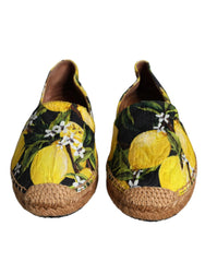 Dolce & Gabbana Multicolor Lemon Slip On Espadrilles Shoes - EU35/US4.5 - Flats