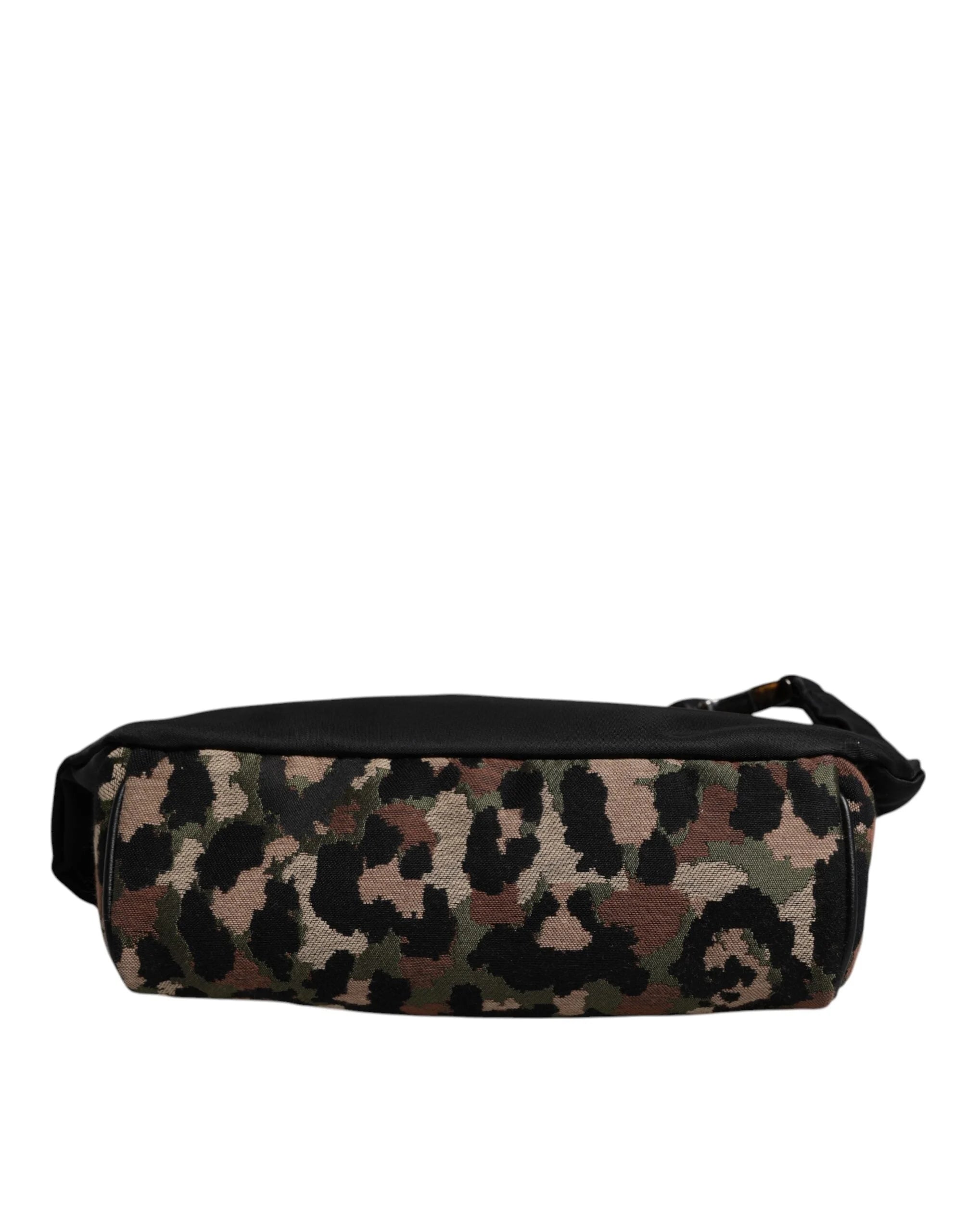 Dolce & Gabbana Multicolor Leopard DG Logo Belt Waist Fanny Pack Bag - Fanny Packs