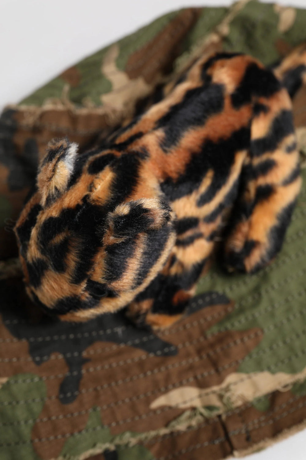 Dolce & Gabbana Multicolor Leopard Embellish Wide Brim Bucket Hat - Bucket Hats