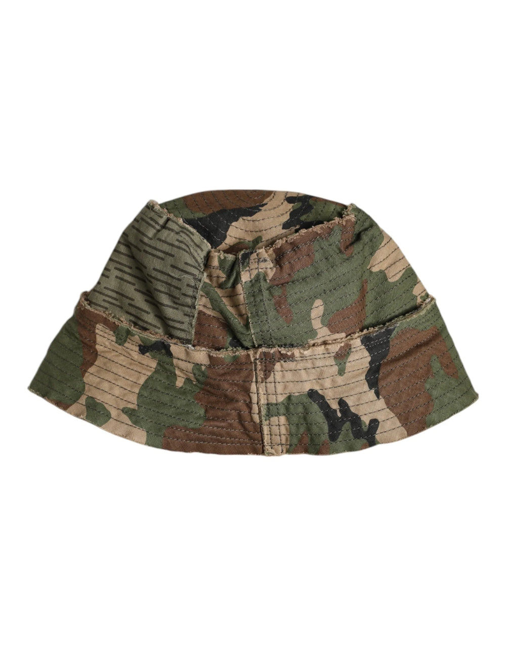 Dolce & Gabbana Multicolor Leopard Embellish Wide Brim Bucket Hat - Bucket Hats