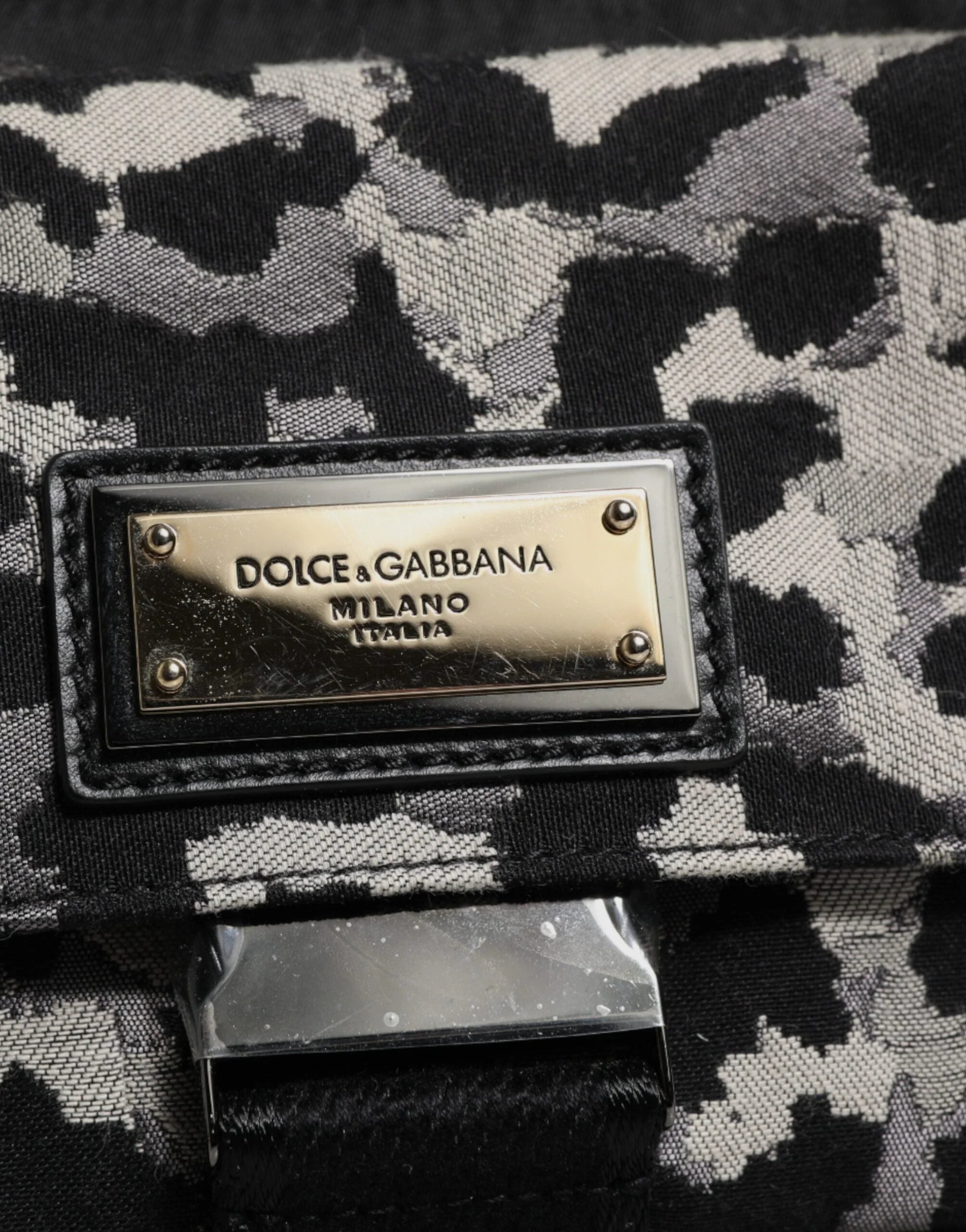 Dolce & Gabbana Multicolor Leopard Jacquard Crossbody Bag - Cross Body Bags