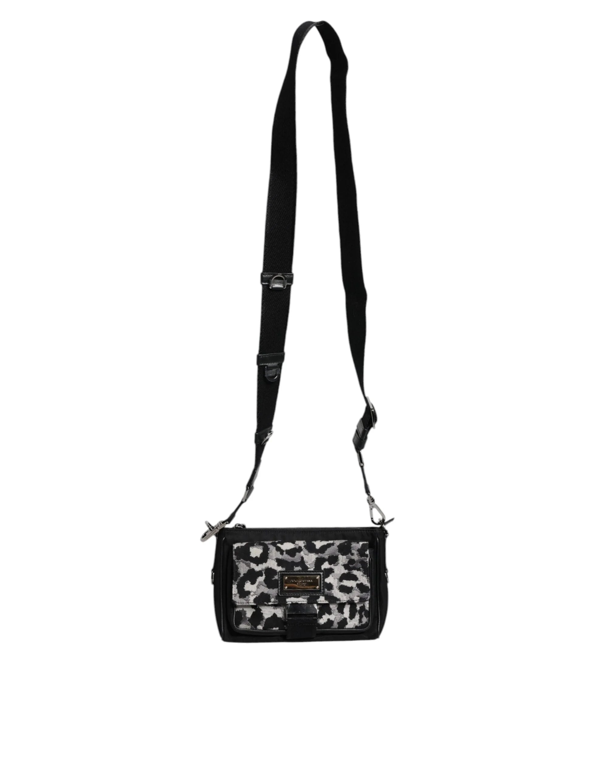 Dolce & Gabbana Multicolor Leopard Jacquard Crossbody Bag - Cross Body Bags