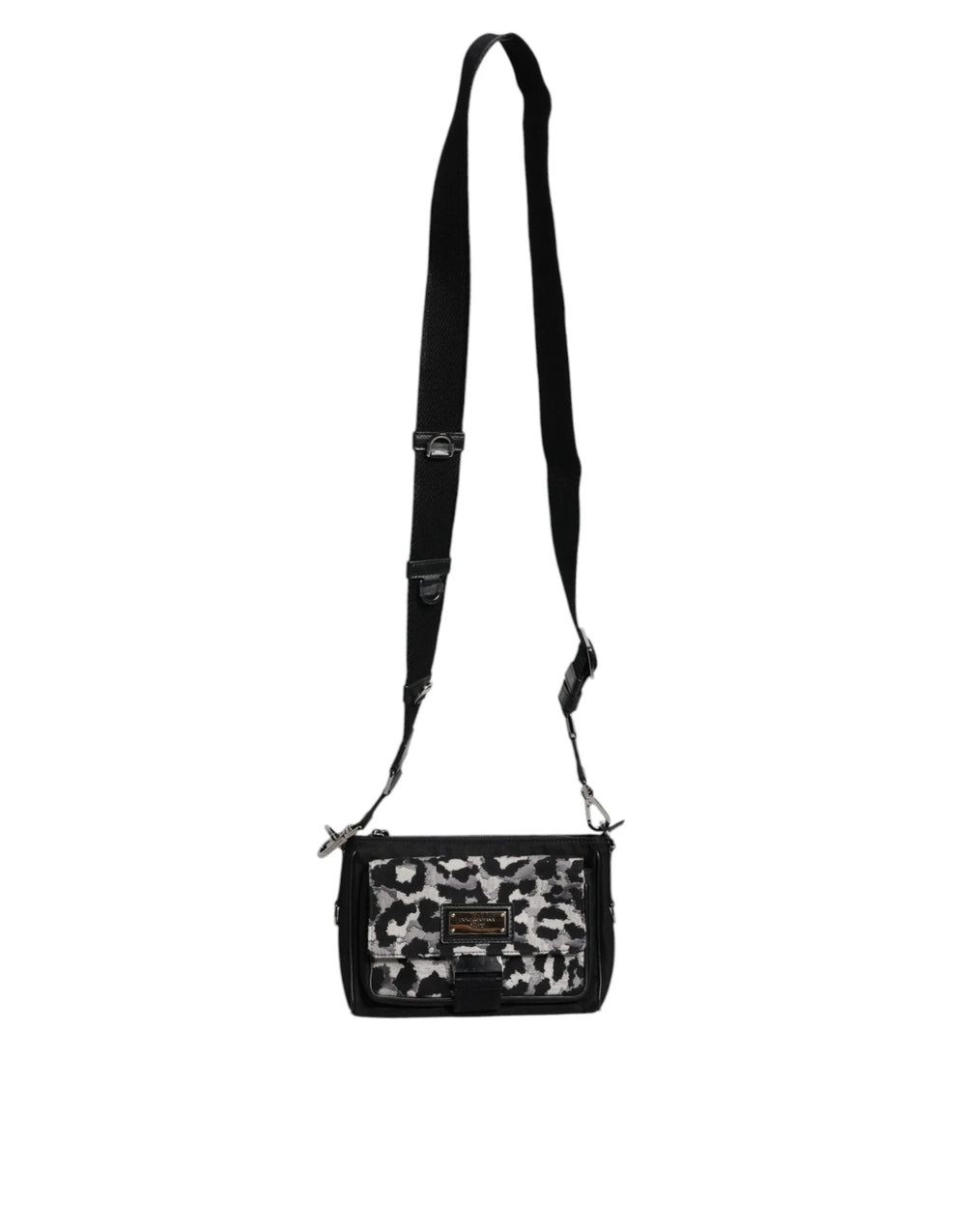 Dolce & Gabbana Multicolor Leopard Jacquard Crossbody Bag - Cross Body Bags