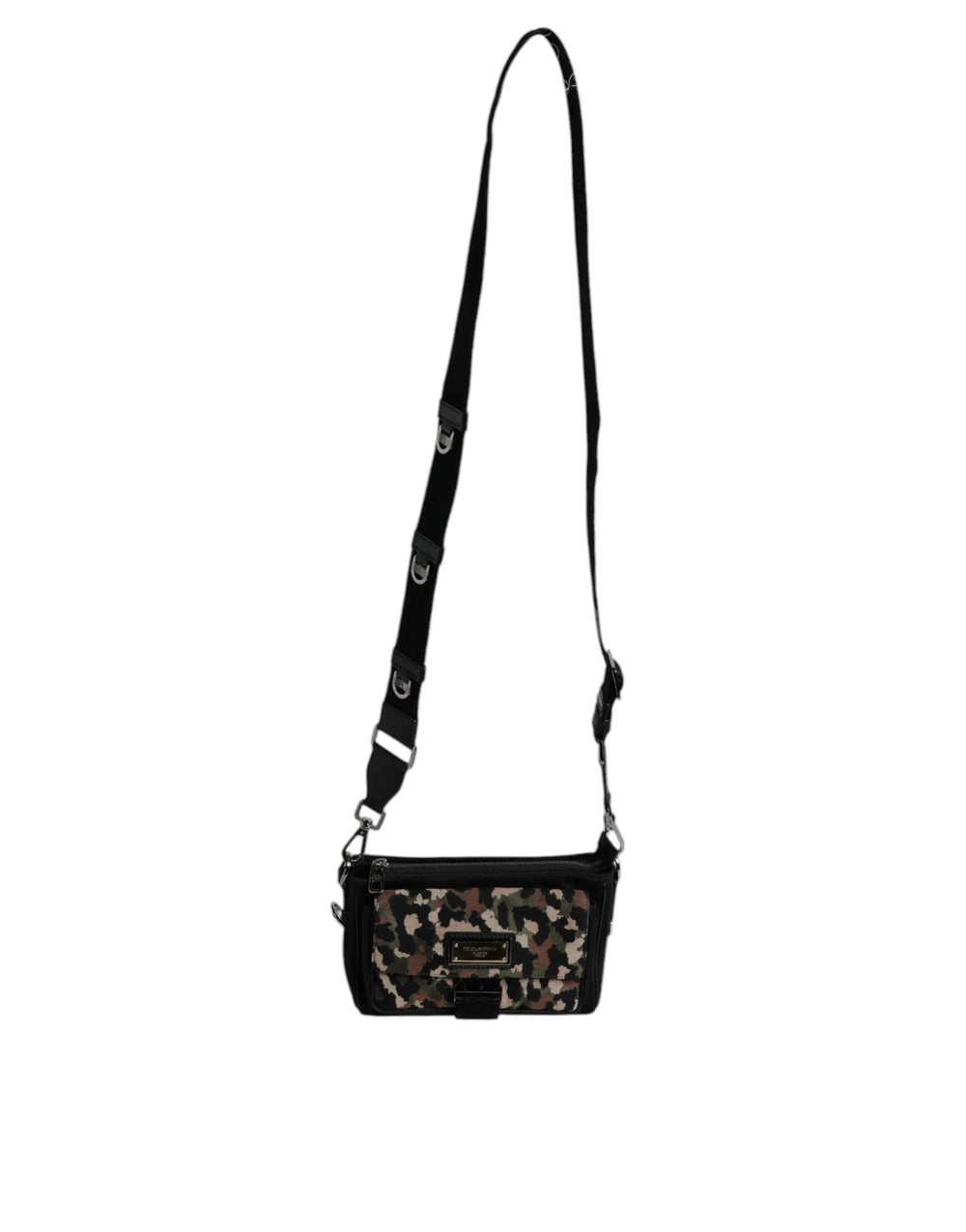 Dolce & Gabbana Multicolor Leopard Jacquard Crossbody Bag - Cross Body Bags