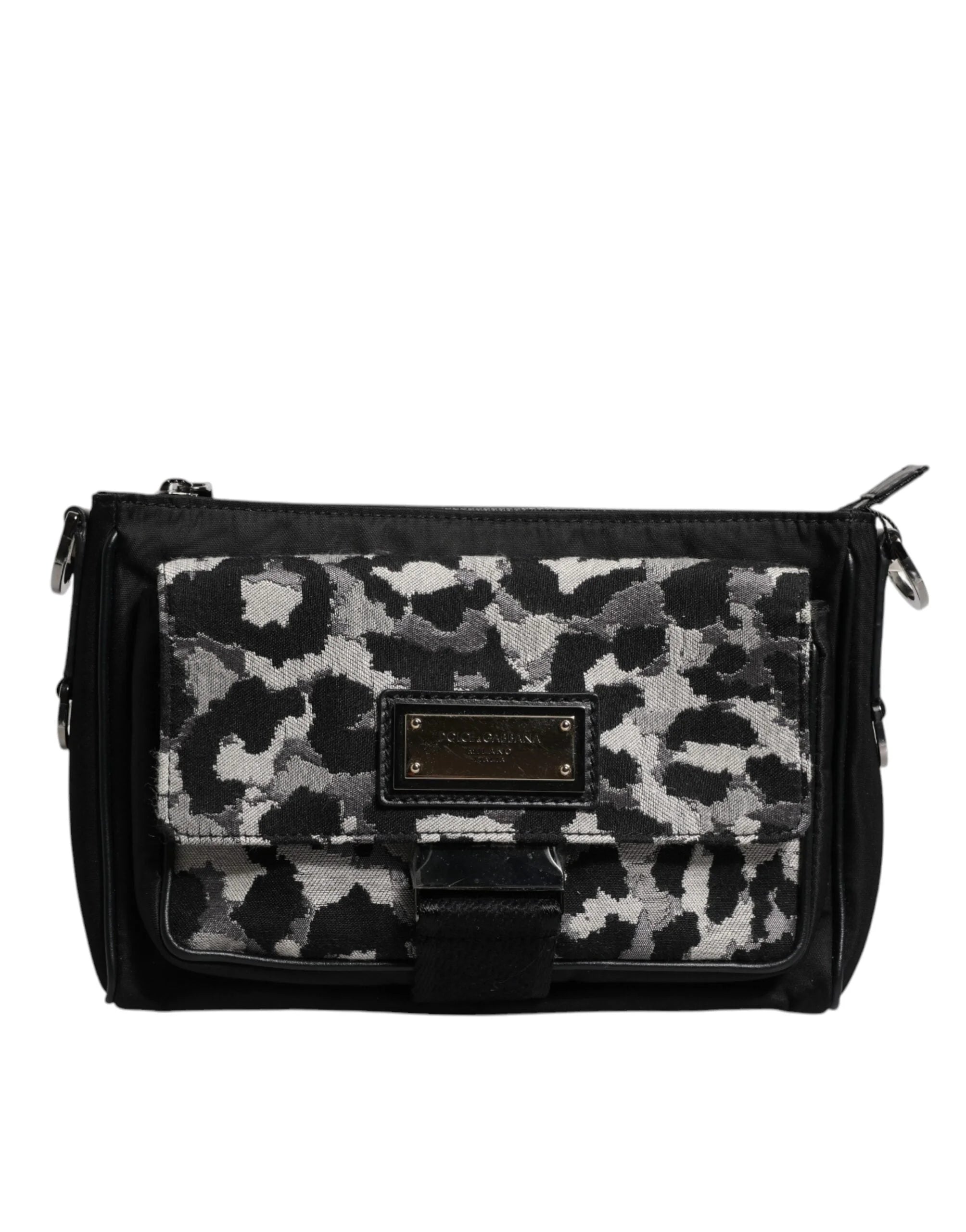 Dolce & Gabbana Multicolor Leopard Jacquard Crossbody Bag - Cross Body Bags