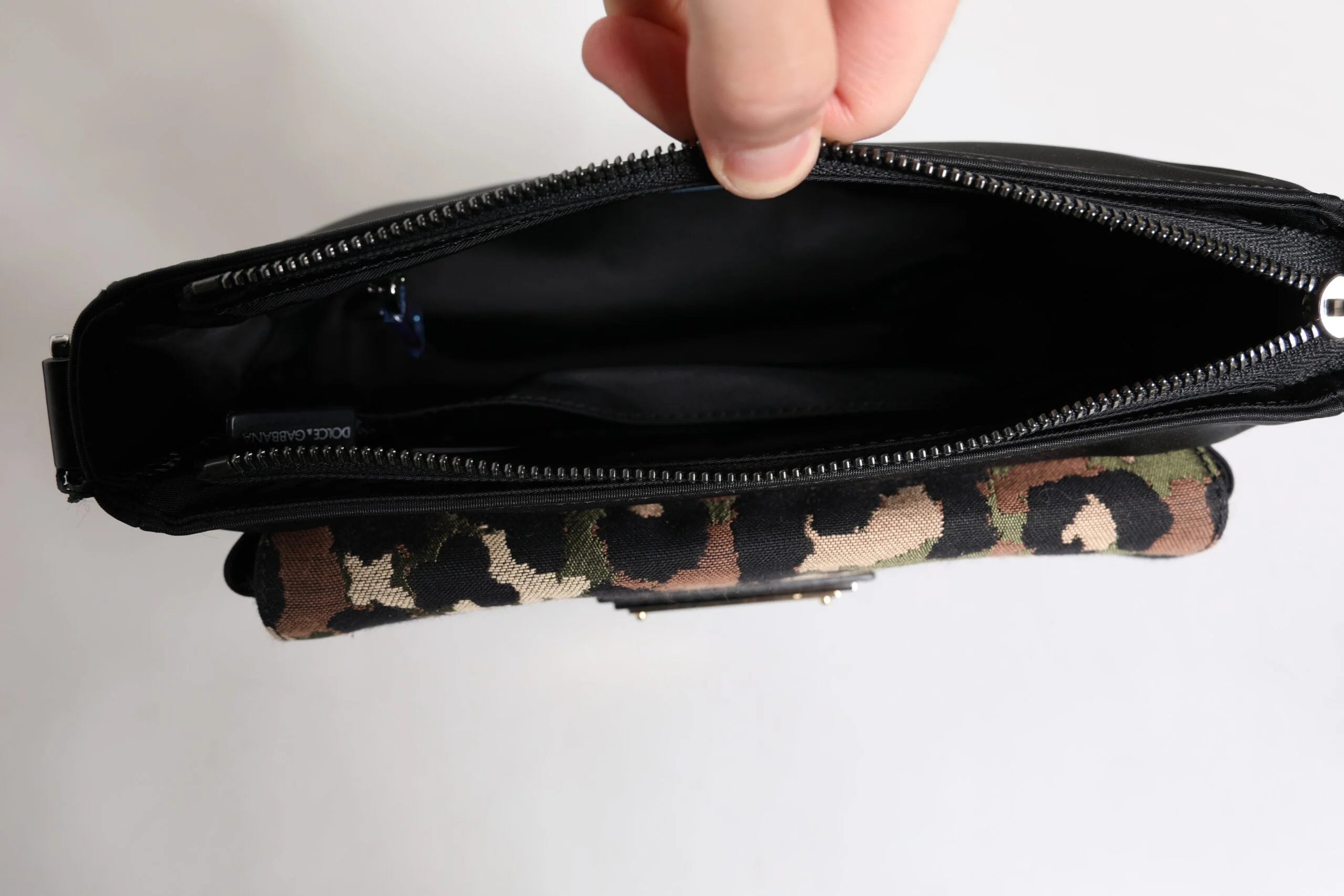 Dolce & Gabbana Multicolor Leopard Jacquard Crossbody Bag - Cross Body Bags