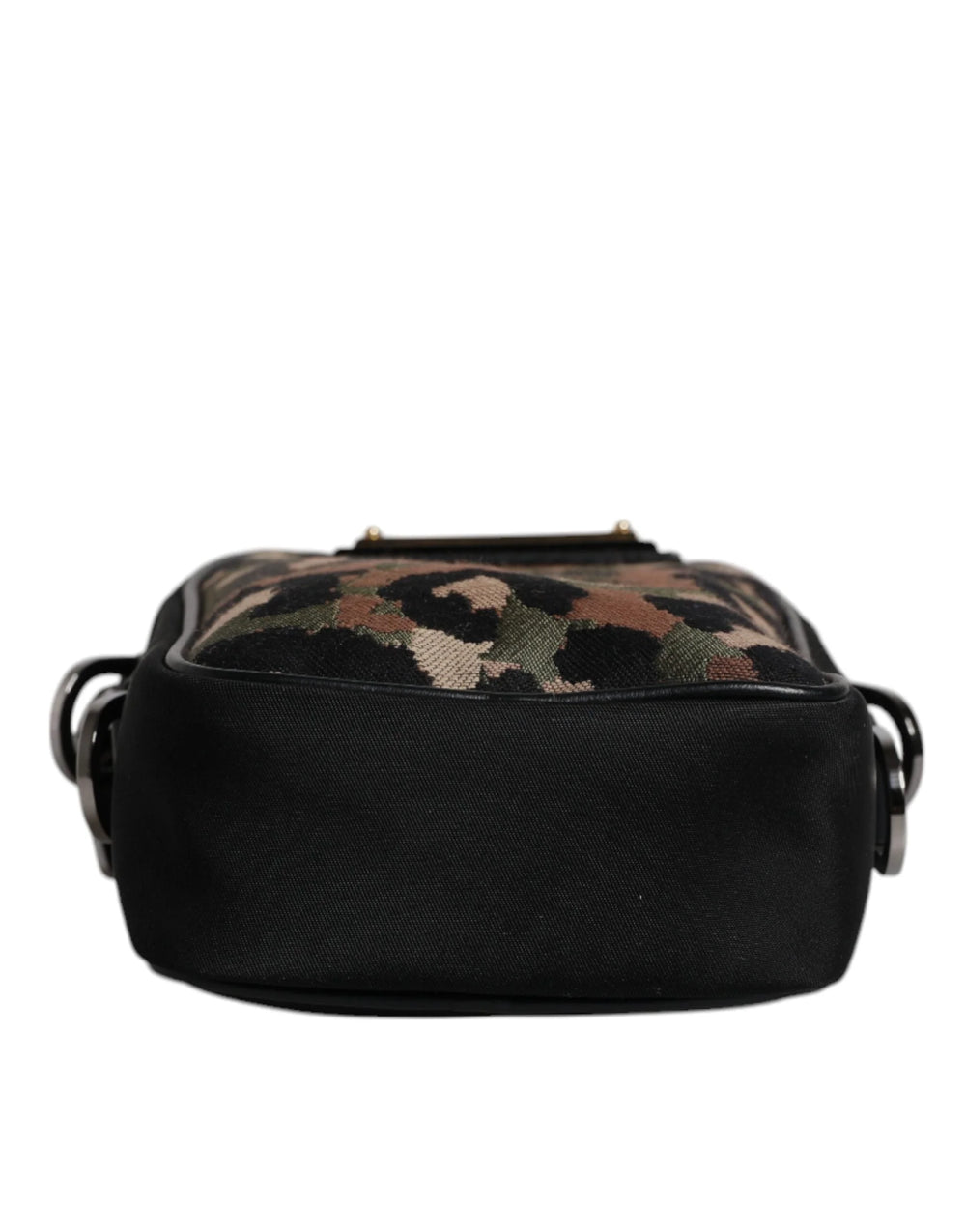 Dolce & Gabbana Multicolor Leopard Jacquard Logo Plaque Neck Strap Bag - Shoulder Bags