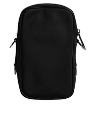 Dolce & Gabbana Multicolor Leopard Jacquard Logo Plaque Neck Strap Bag - Shoulder Bags