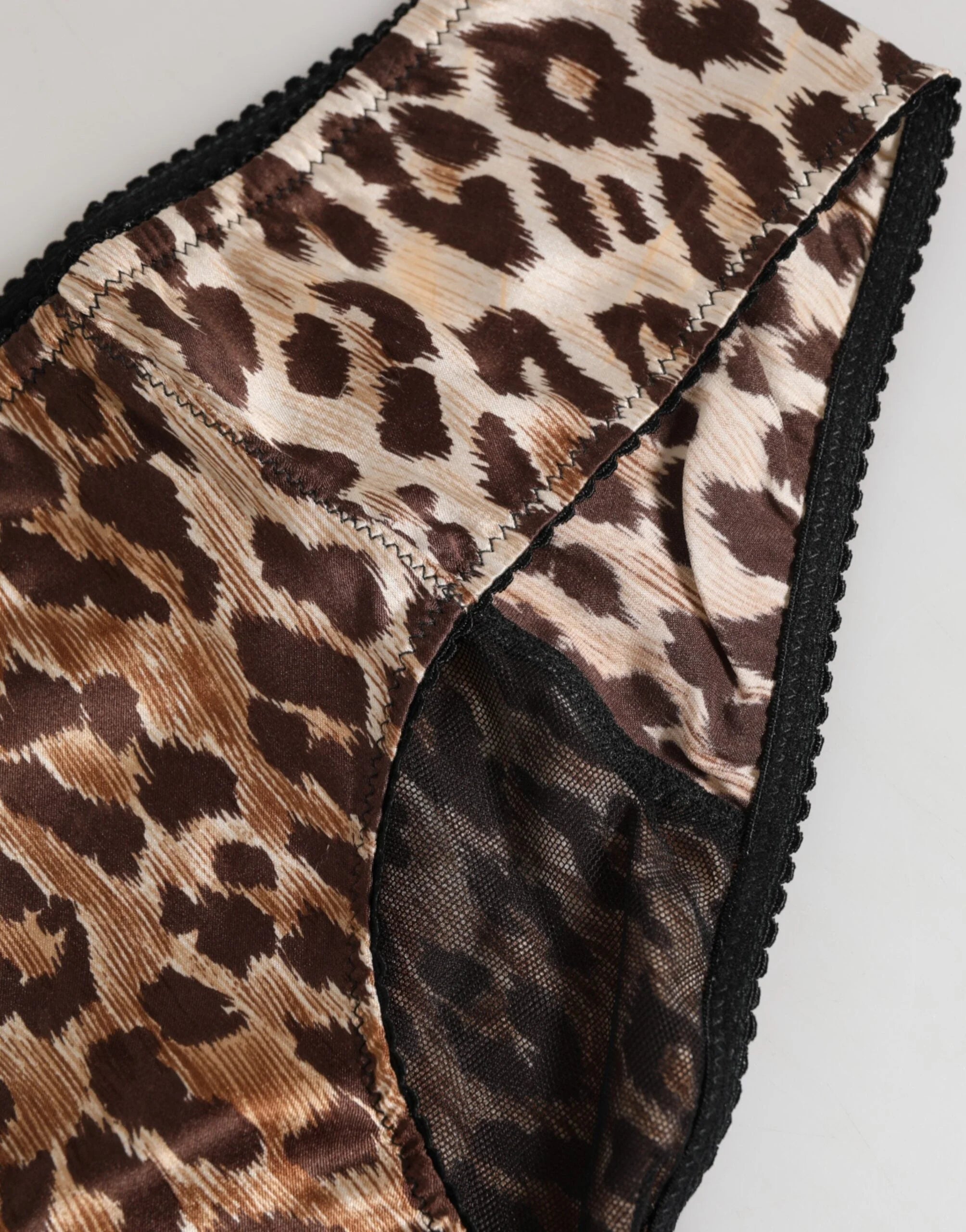 Dolce & Gabbana Multicolor Leopard Print Girdle Panty Underwear - IT2 | S