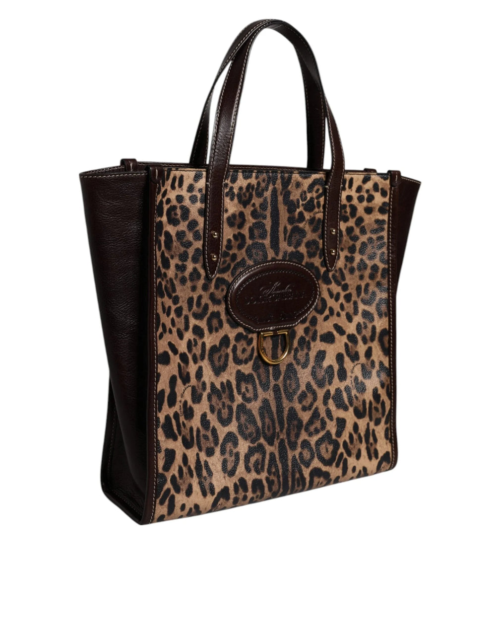 Dolce & Gabbana Multicolor Leopard Shopping Tote Shoulder WomenBorse Bag - Shopper Bags
