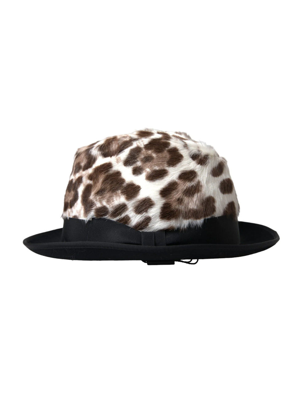 Dolce & Gabbana Multicolor Leopard Women Fedora Hat - 58 cm|M - Fedoras
