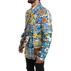 Dolce & Gabbana Multicolor Linen Jackets And Coat - IT48 | M - Sport Jackets