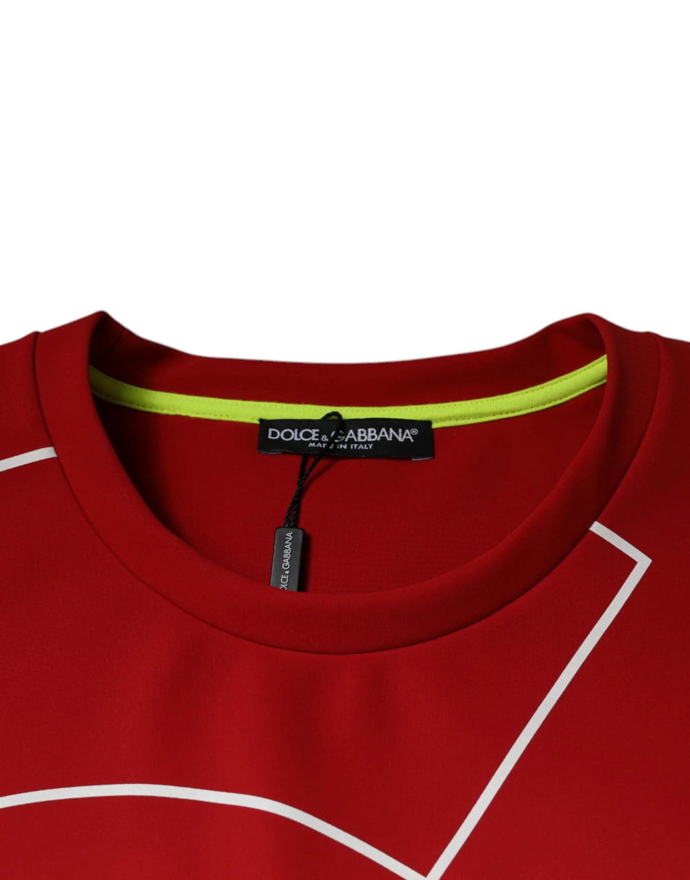 Dolce & Gabbana Multicolor Logo Cotton Men Crew Neck T-shirt - IT50 | L - T-Shirts