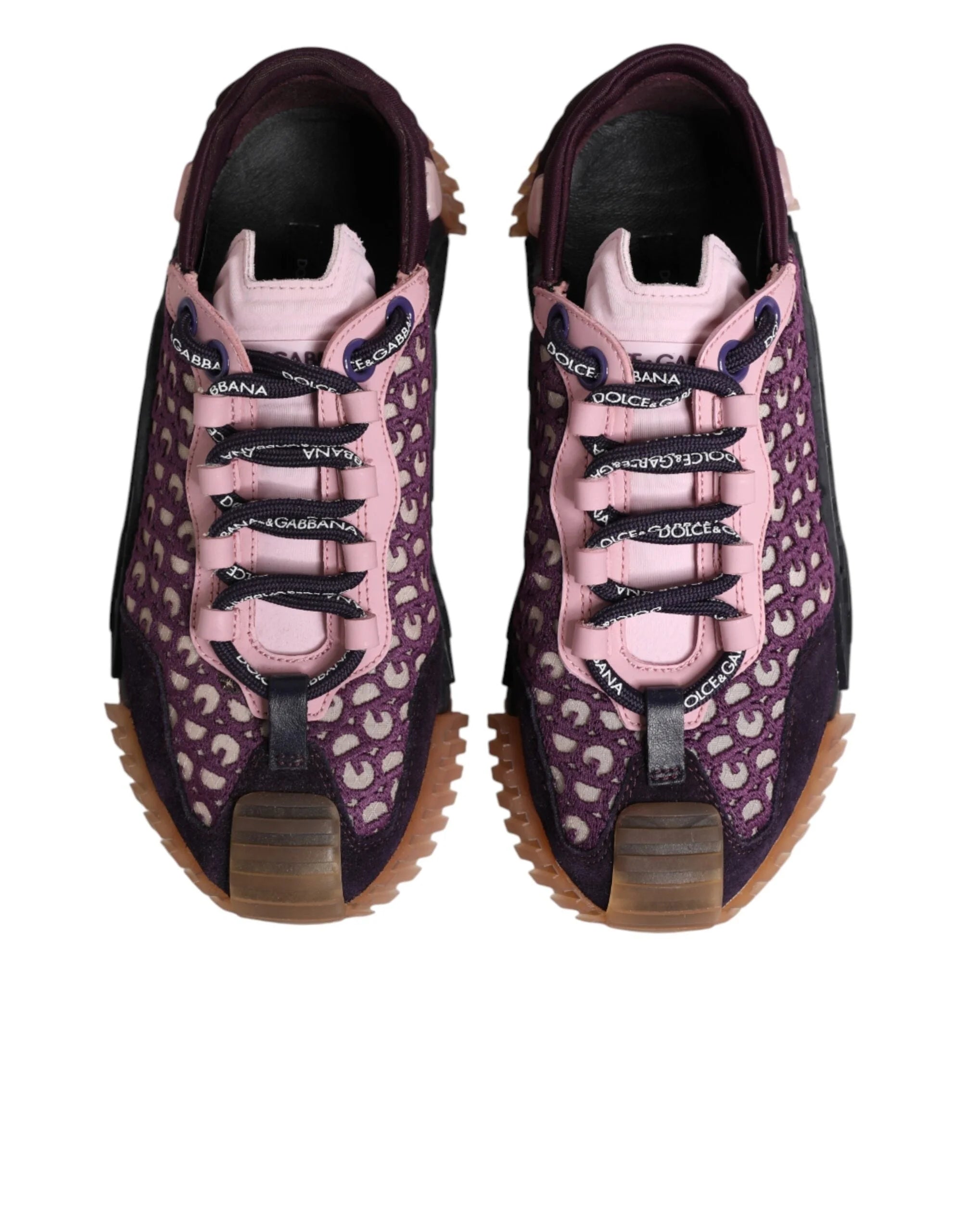 Dolce & Gabbana Multicolor Logo Low Top NS1 Sneakers Shoes - EU36/US5.5