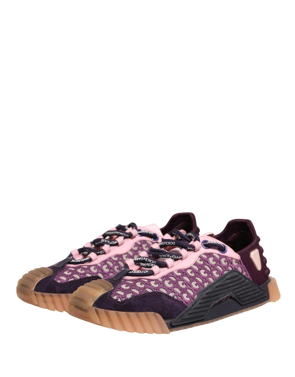 Dolce & Gabbana Multicolor Logo Low Top NS1 Sneakers Shoes - EU40/US9.5