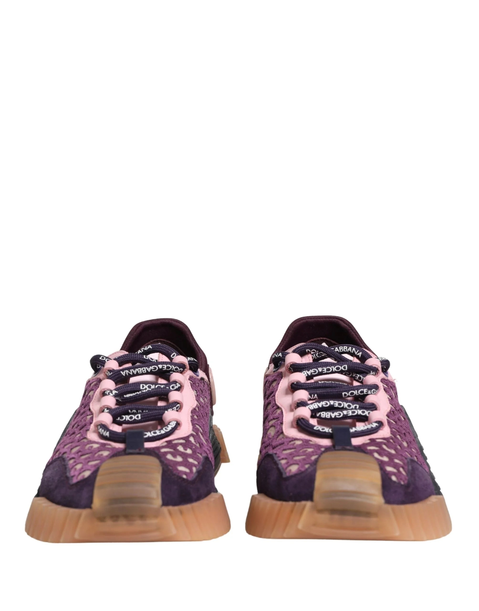 Dolce & Gabbana Multicolor Logo Low Top NS1 Sneakers Shoes - EU40/US9.5