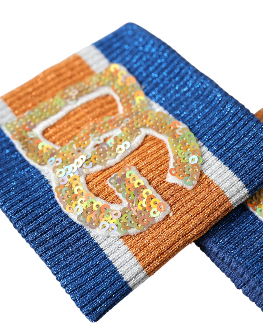 Dolce & Gabbana Multicolor Logo Sequin Viscose Wristband - Wristbands
