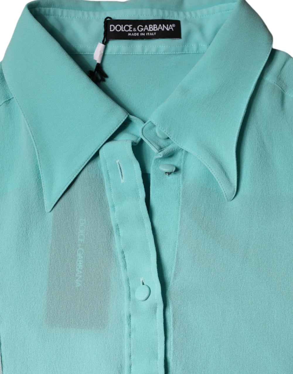 Dolce & Gabbana Multicolor Long Sleeve Button Blouse Top - IT46|XL - Blouses