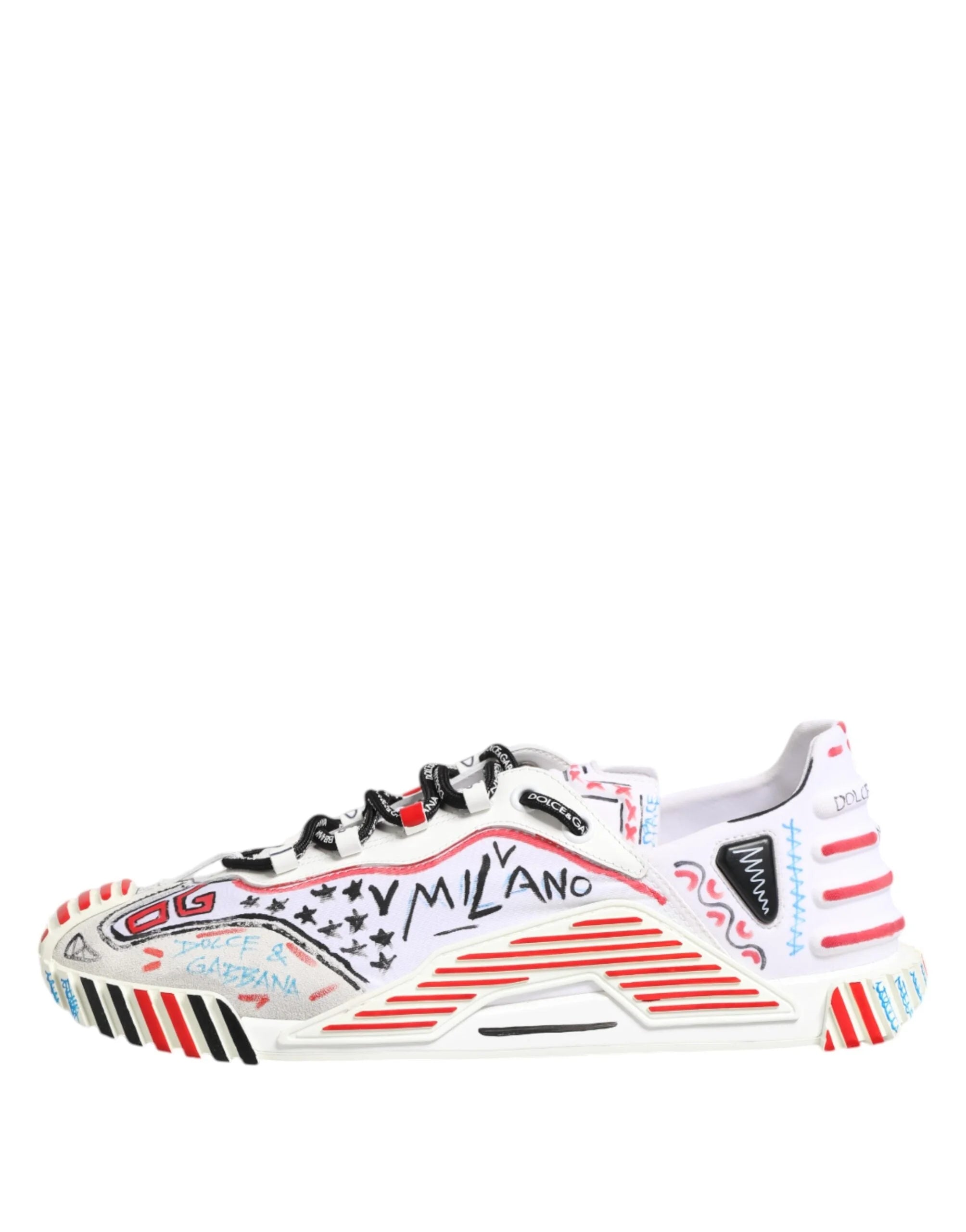 Dolce & Gabbana Multicolor Low Top NS1 Men Sneakers Shoes - EU46/US13 - Sneakers