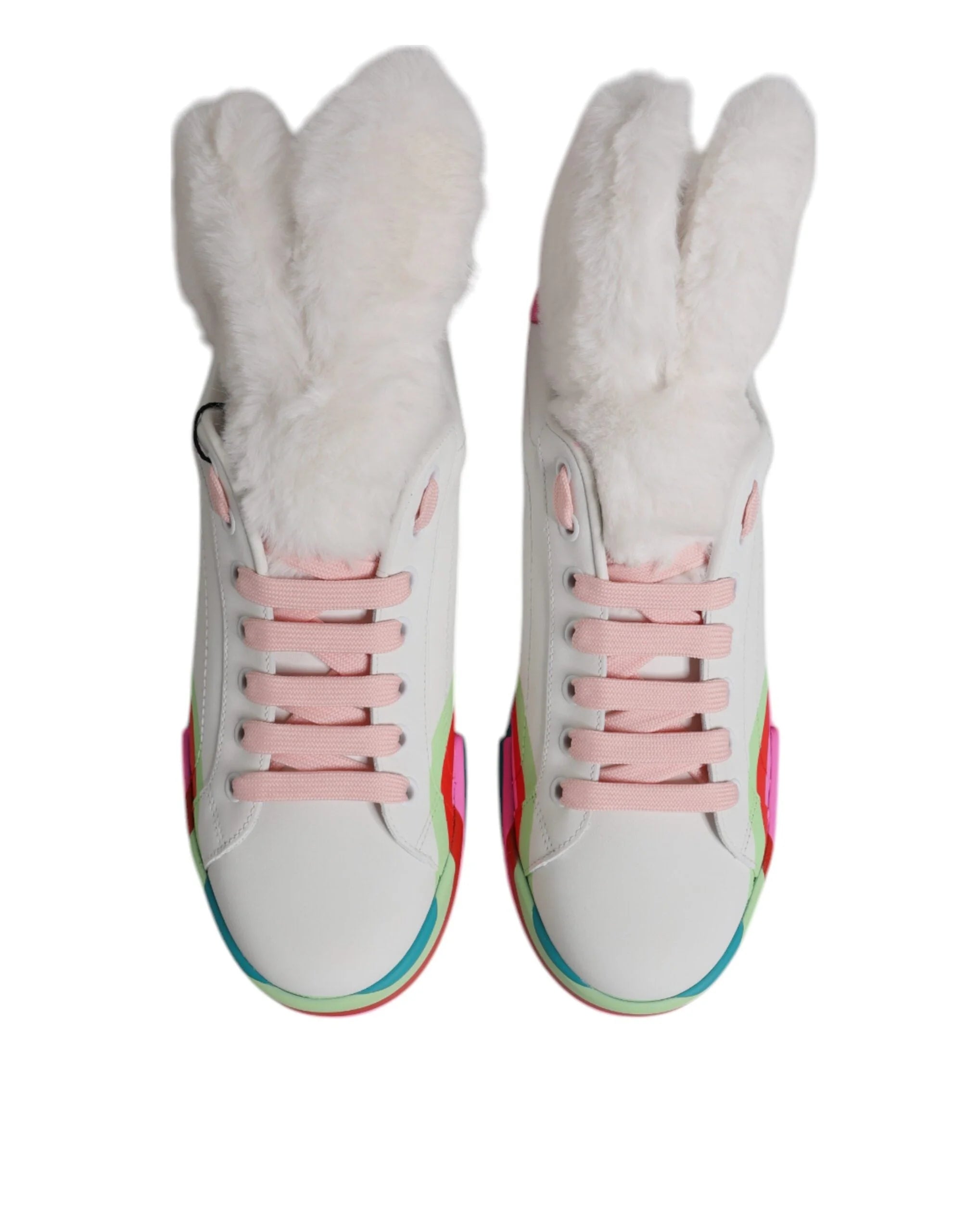 Dolce & Gabbana Multicolor Low Top Trainers Sneakers Shoes - Sneakers