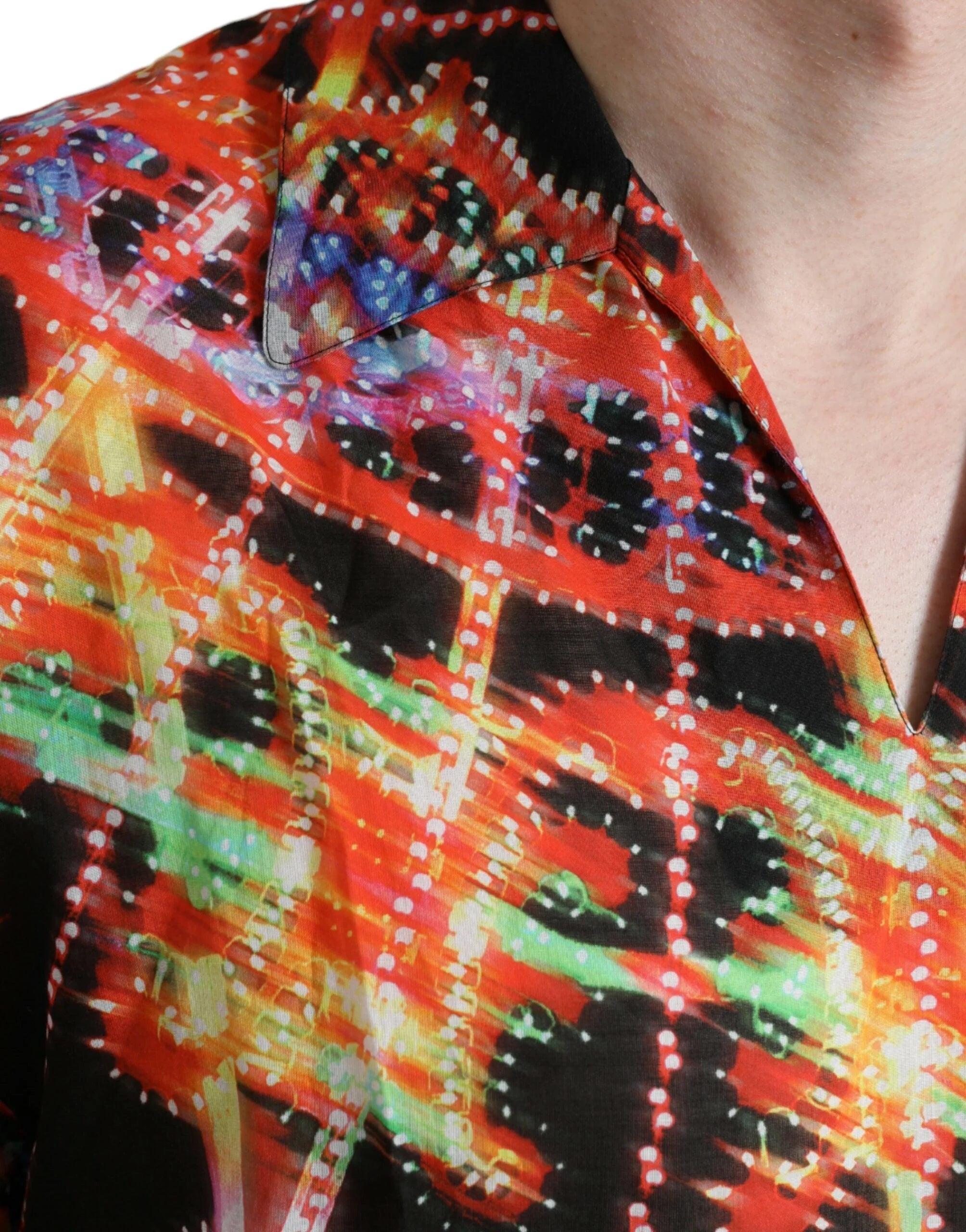 Dolce & Gabbana Multicolor Luminarie Print Cotton T-shirt - T-Shirts