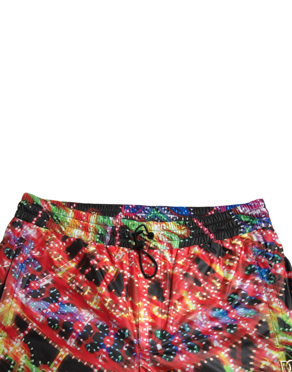 Dolce & Gabbana Multicolor Luminarie Print Men Bermuda Shorts - Bermudas