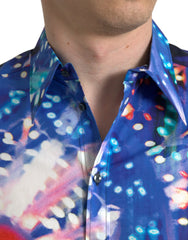 Dolce & Gabbana Multicolor Luminarie Slim MARTINI Shirt - IT39 | M - Shirts