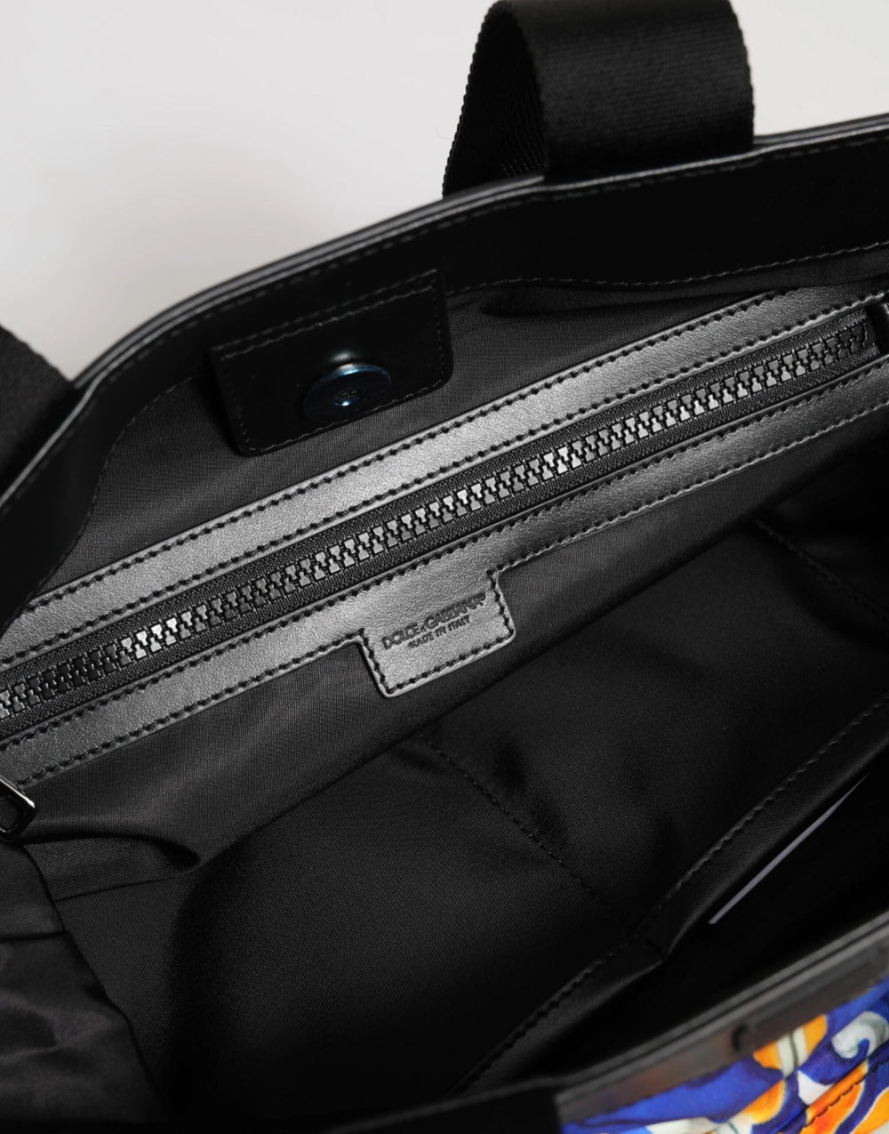 Dolce & Gabbana Multicolor Maiolica Print Tote Shoulder Strap Bag - Shopper Bags