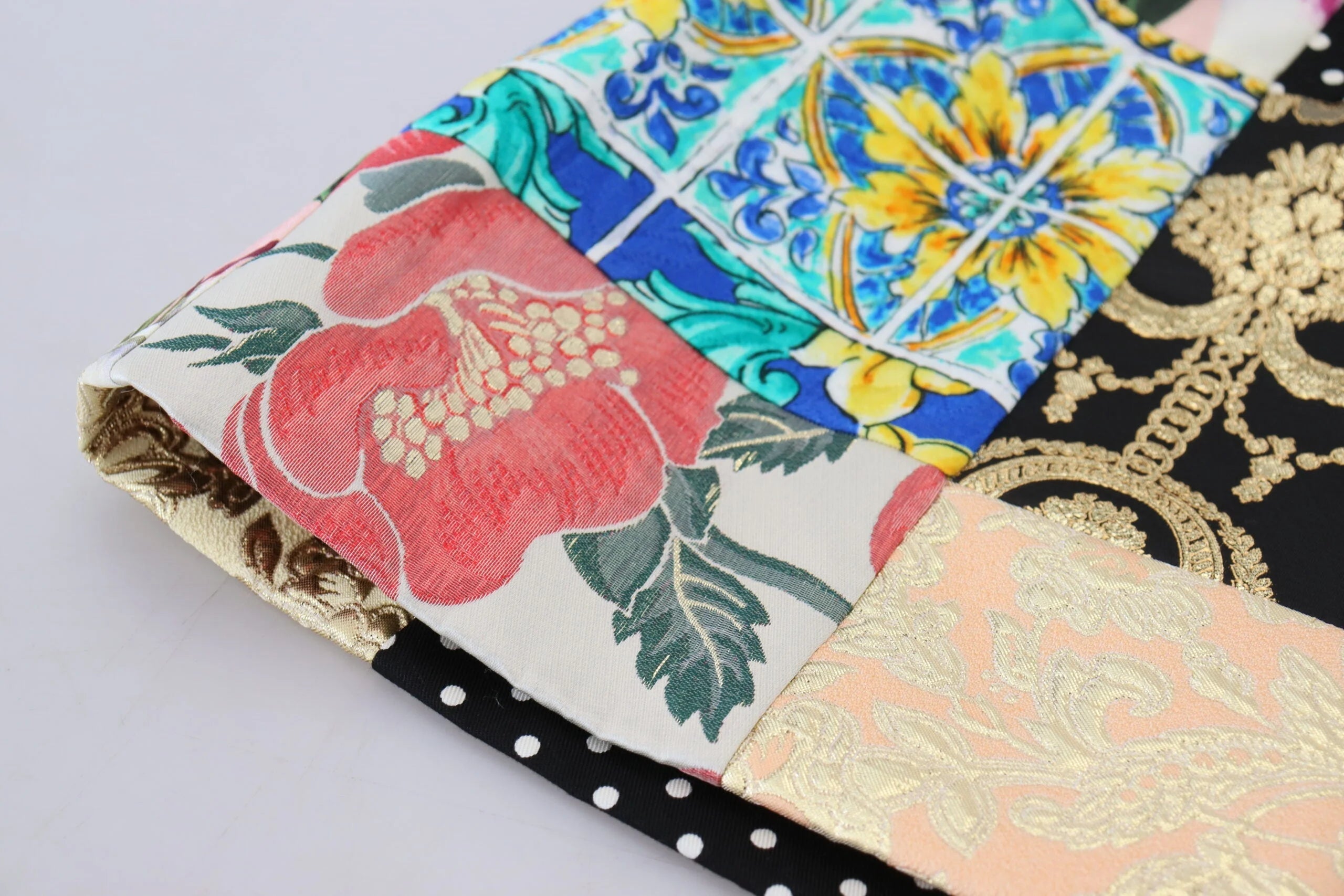 Dolce & Gabbana Multicolor Majolica Patchwork Mini Skirt - IT38 | XS - Skirts