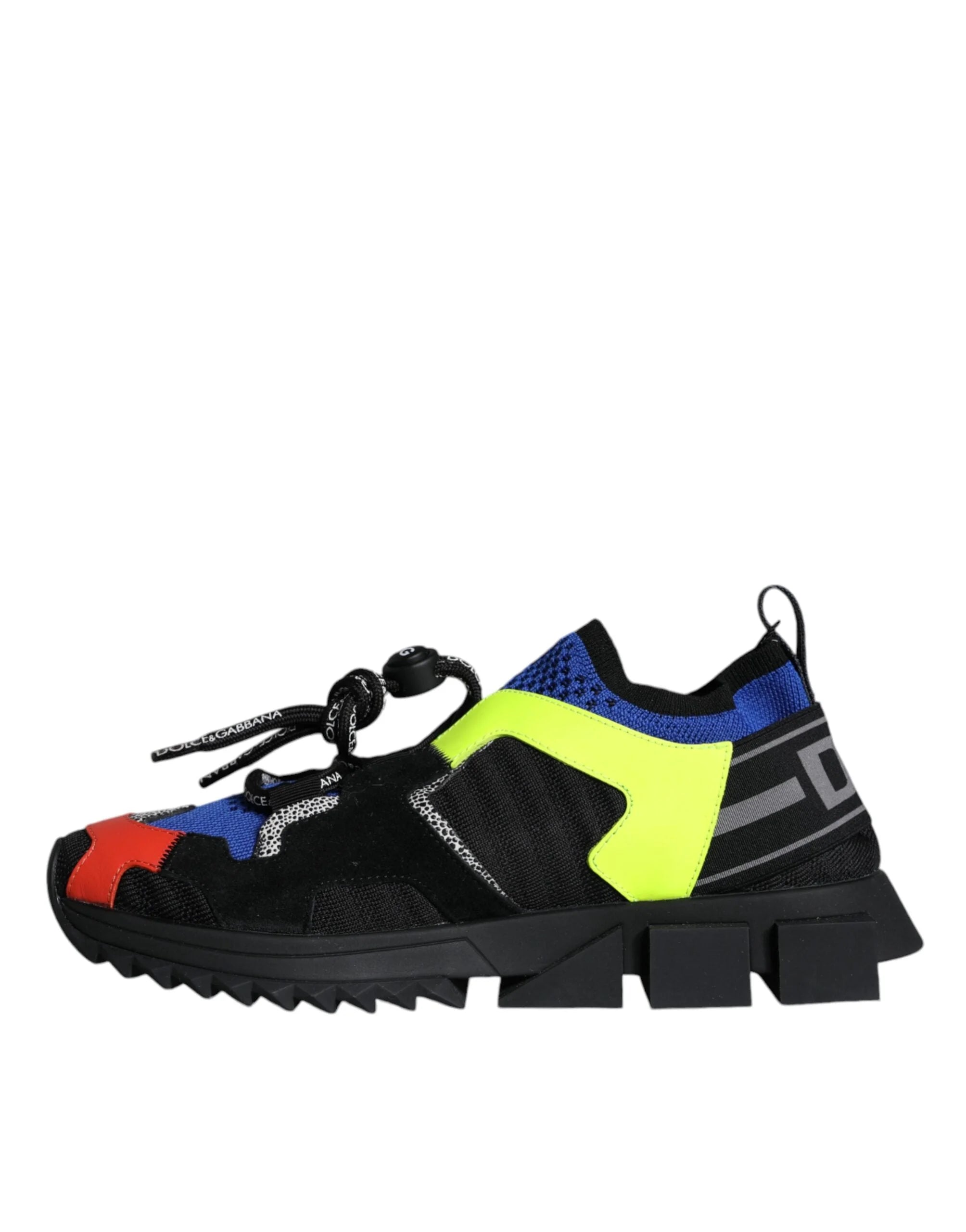 Dolce & Gabbana Multicolor Mesh Sorrento Trekking Sneakers Shoes - Sneakers