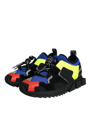 Dolce & Gabbana Multicolor Mesh Sorrento Trekking Sneakers Shoes - Sneakers