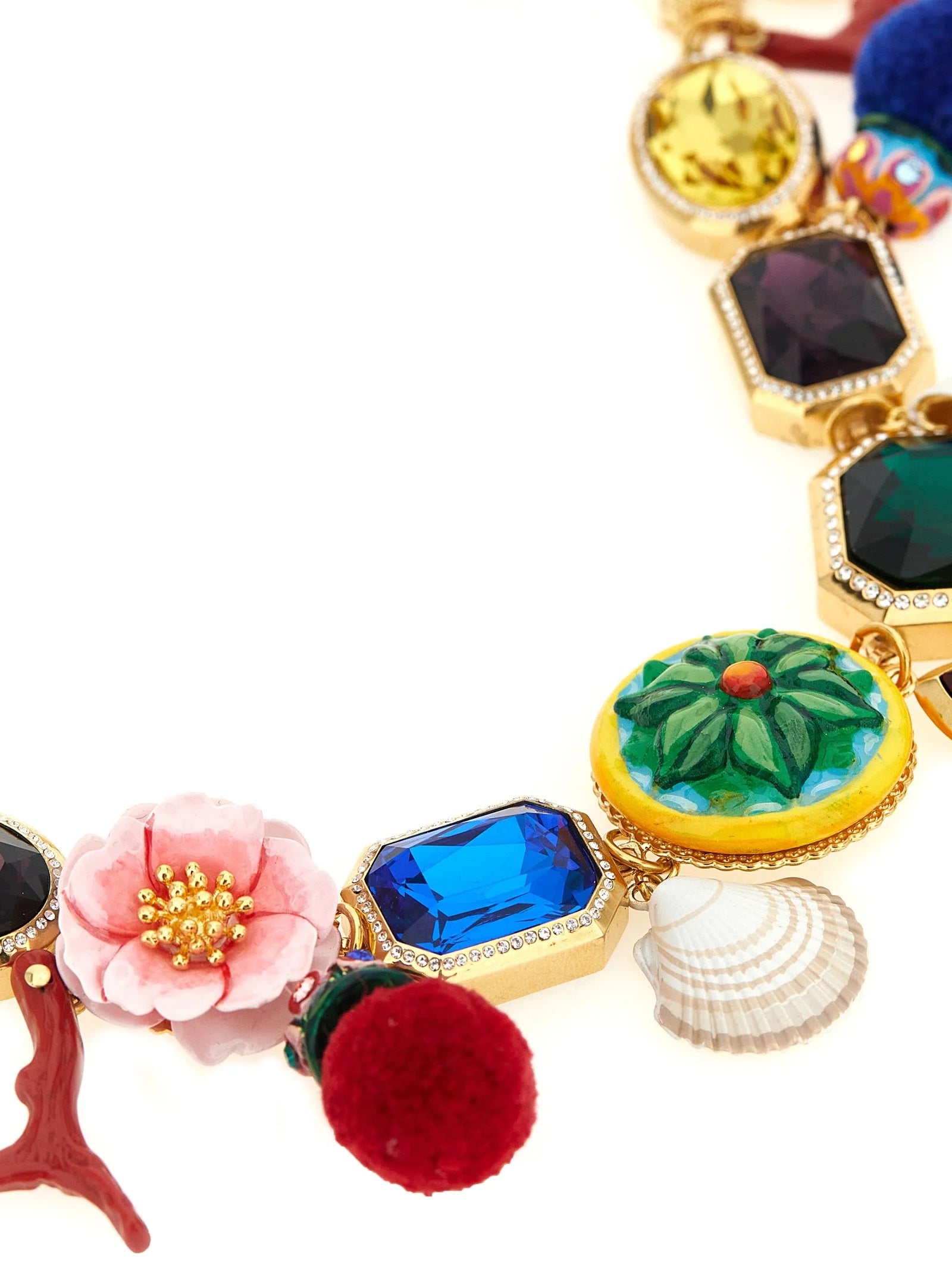 Dolce & Gabbana Multicolor Metal Necklace - One Size