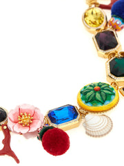 Dolce & Gabbana Multicolor Metal Necklace - One Size