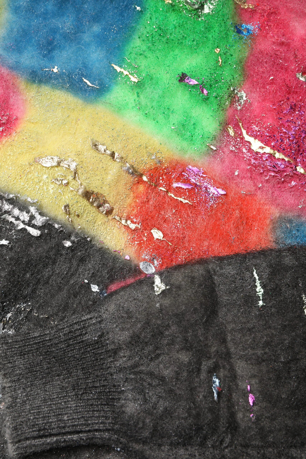 Dolce & Gabbana Multicolor Mohair Turtleneck Pullover Sweater - IT40|S - Sweaters