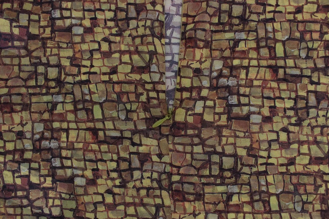 Dolce & Gabbana Multicolor Mosaic Print Silk Blouse T-shirt - Blouses