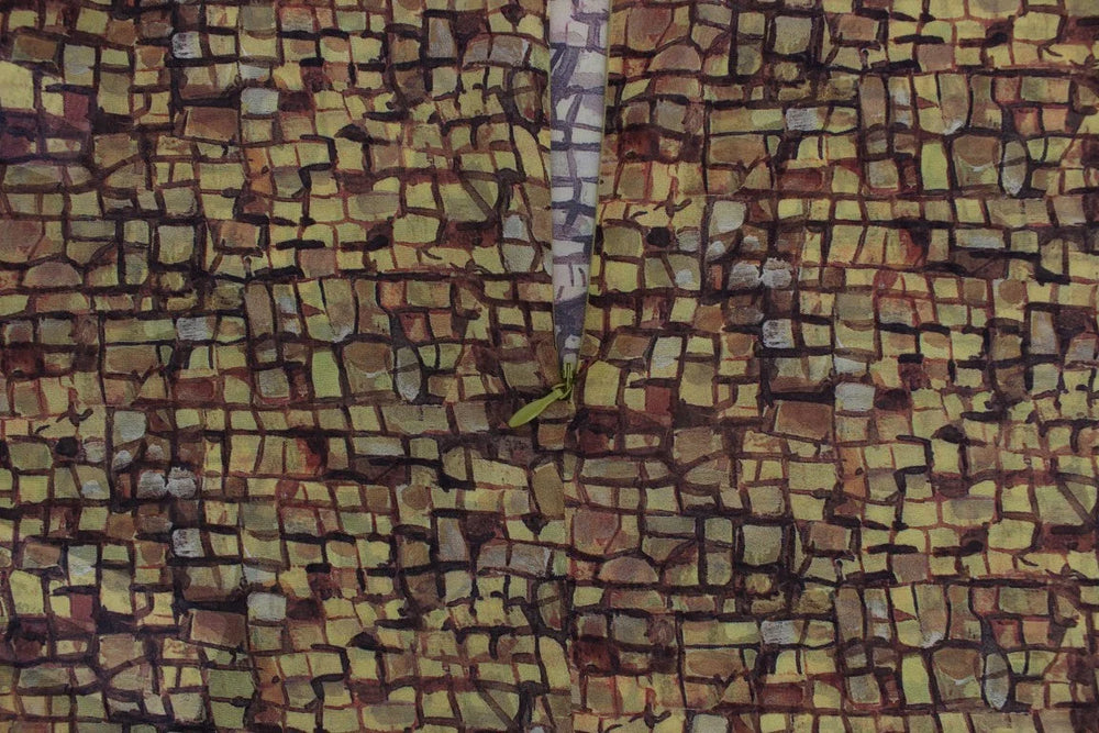 Dolce & Gabbana Multicolor Mosaic Print Silk Blouse T-shirt - Blouses