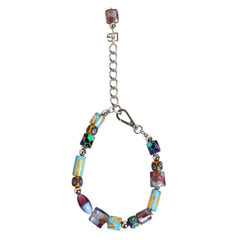 Dolce & Gabbana Multicolor Murano Glass Beads Brass Zamak Necklace - Necklaces