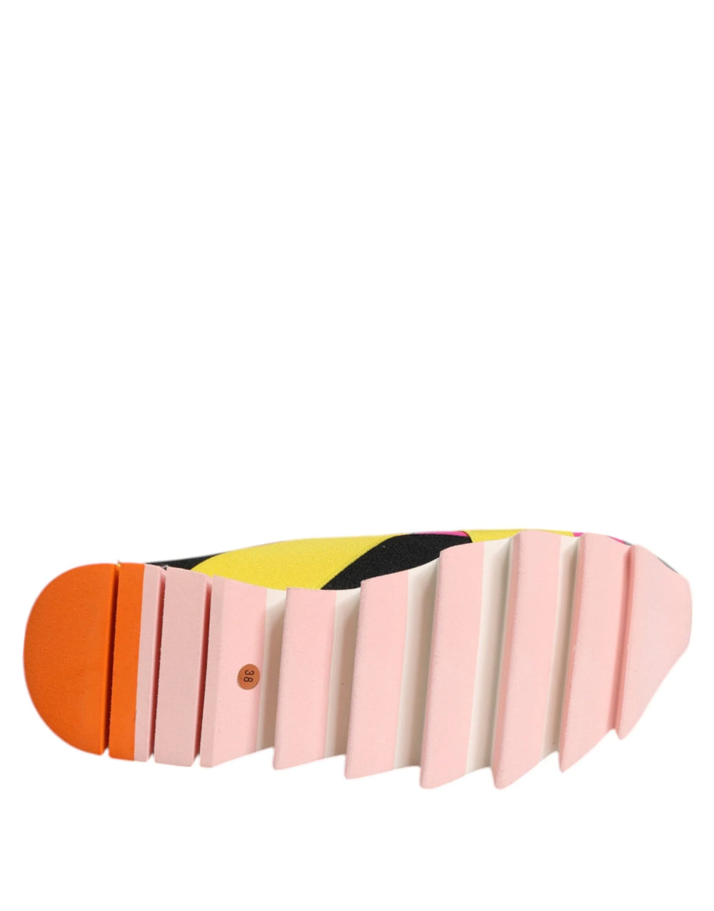 Dolce & Gabbana Multicolor Neoprene Elastic Ibiza Sneakers Shoes - EU38/US7.5