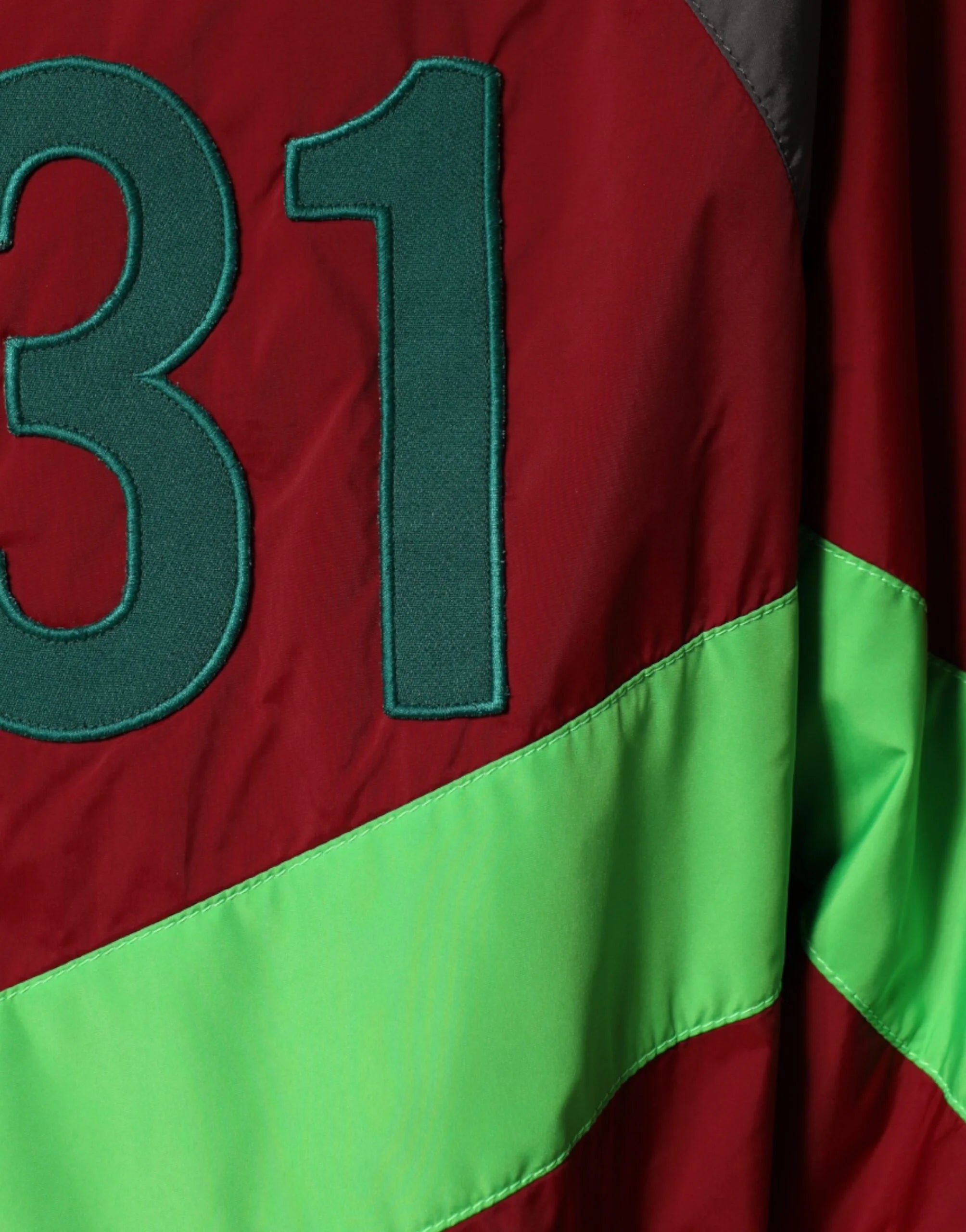 Dolce & Gabbana Multicolor Nylon Full Zip Windbreaker Jacket - IT54 | XL - Windbreakers